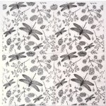 Ubrousek na decoupage Květiny Vážky s květinami – Hledejceny.cz