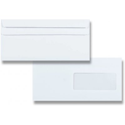 Obálka - DL s okénkem, samolepicí, 50 ks – Zboží Dáma