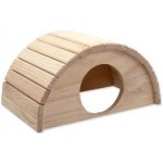 Small Animal Domek půlkruh dřevěný 15 x 13 x 7,5 cm – Zboží Mobilmania