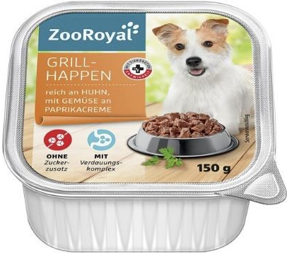 ZooRoyal Grill-Happen Adult Kuře a zelenina 150 g