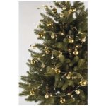 Emos DCGW11 20 LED Girlanda zlaté koule s hvězdami teplá bílá 1,9 cm – Hledejceny.cz