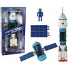 Auta, bagry, technika Lean Toys Cosmos Space Set Rocket Sound Light 12 ks.