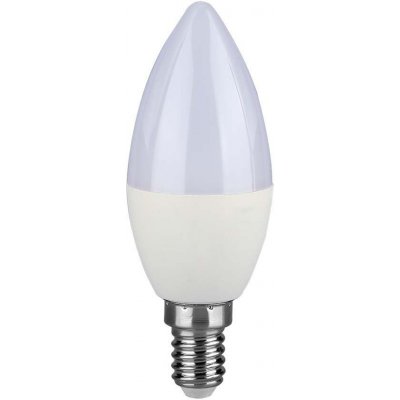 V-TAC LED žárovka svíčka 4,5W 5,5W E14 Studená bílá 173