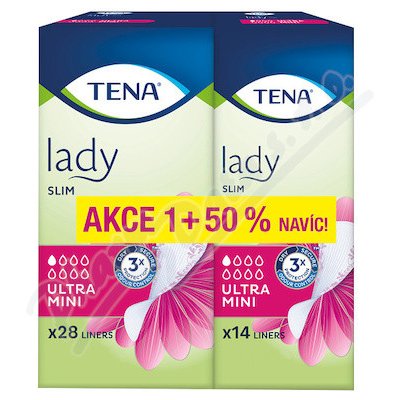 Tena Lady Slim Ultra Mini 28 ks + 50 % – Hledejceny.cz