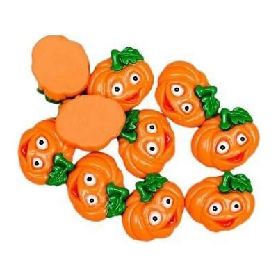 Kraftika Dekorace pro kreativitu plast "merry pumpkin" sada 10 kusů – Zboží Mobilmania