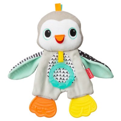 Infantino Kroužek Teething plyšový tučňák – Zboží Mobilmania