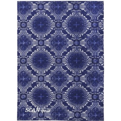 SCANquilt utěrka DEKORO orient bílomodrá 50 x 70 cm – Zboží Mobilmania