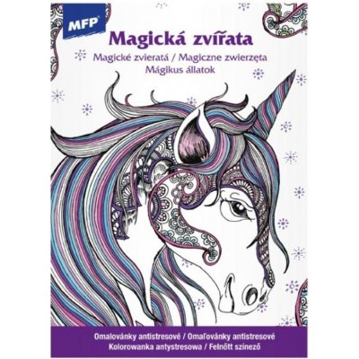 MFP omalovánky antistresové Magická zvířata – Zboží Mobilmania