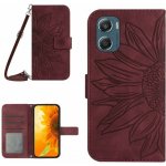 VSECHNONAMOBIL ART SUNFLOWER Motorola Moto G06 / G06 Power bordó 123430 – Zboží Živě