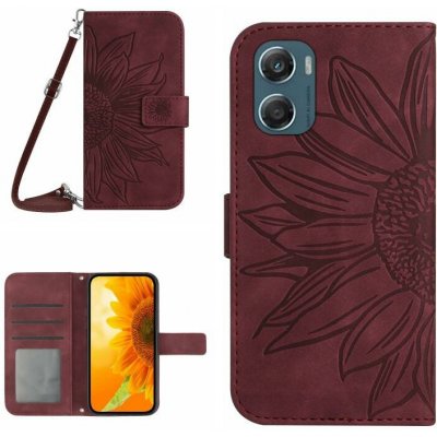 VSECHNONAMOBIL ART SUNFLOWER Motorola Moto G06 / G06 Power bordó 123430 – Zboží Živě