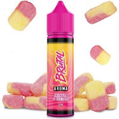 Just Juice Brutal Shake & Vape Rhubarb & Custard 10 ml – Zbozi.Blesk.cz