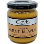 Clovis Pikantní Hořčice s papričkou Jalapeno bez cukru Francie 200 g – Hledejceny.cz