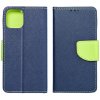 Pouzdro Forcell Fancy Book Nokia 230 modrá limetkově zelené