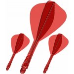 Mission Force 90 Vortex Kite Midi Clear Red F5039 – Zboží Dáma