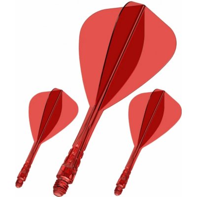 Mission Force 90 Vortex Kite Midi Clear Red F5039 – Zboží Dáma