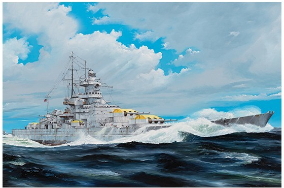 Trumpeter German Gneisenau Battleship 03714 1:200