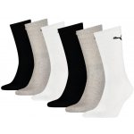 Puma dámské ponožky 906656 Crew Soft Cotton A'6 šedo-bílo-černá – Zboží Mobilmania