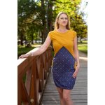 Jsem máma kojicí šaty hořčicové korunky – Zboží Mobilmania