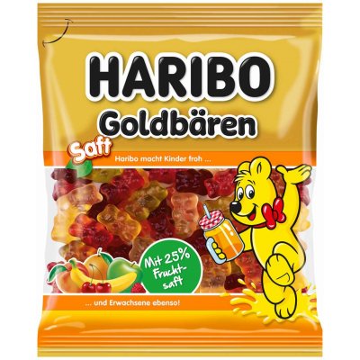 Haribo šťavnatí medvídci Goldbären 160 g – Zboží Mobilmania