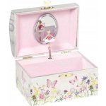 Goki Hrací skříňka stříbrná s vílou melodie Labutí jezero – Zboží Dáma Goki Hrací skříňka stříbrná s vílou melodie Labutí jezero – Zboží Dáma