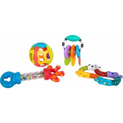 Playgro Dárkový set s chrastítky a kousátky – Zbozi.Blesk.cz