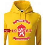 Dámská mikina s lvem a znakem ČSSR žlutá – Zboží Dáma