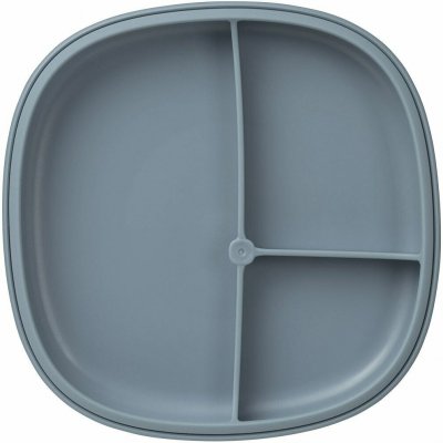 b.box Dětský silikonový talíř s přísavkou 2 v 1 modrý – Zboží Dáma