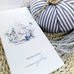 Blahopřání Svatební klícka v modrém kvítí – Sleviste.cz