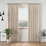 Dekorační závěs s řasící páskou VELVINO color 016 krémová šířka 140 cm x výška různé rozměry (cena za 1 kus) MyBestHome Rozměr: 140x250 cm – Zboží Mobilmania