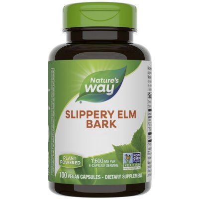 Nature's Way Slippery Elm Bark 100 kapslí – Hledejceny.cz