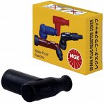 NGK koncovka zapalovací svíčky (fajfka) silikonová zahnutá 90 s matkou barva černá (8636) voděodolná motokros | Zboží Auto