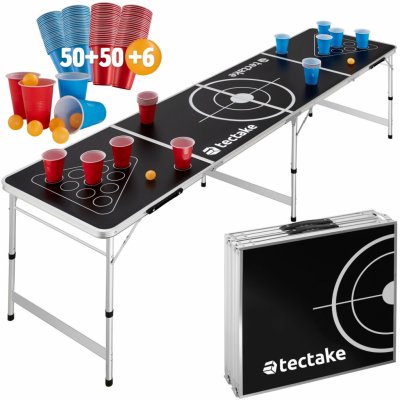 tectake Pivní pongový stůl Spring Break černá – Zboží Živě
