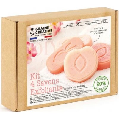 GRAINE CREATIVE Kreativní sada na výrobu exfoliačních mýdel Meruňka – Hledejceny.cz