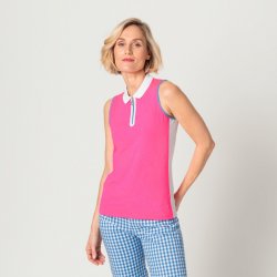 Golfino Surfing California Sleeveless Dámský Golfový Top Růžový