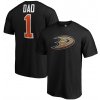 Pánské Tričko Fanatics tričko Anaheim Ducks #1 Dad t-shirt black