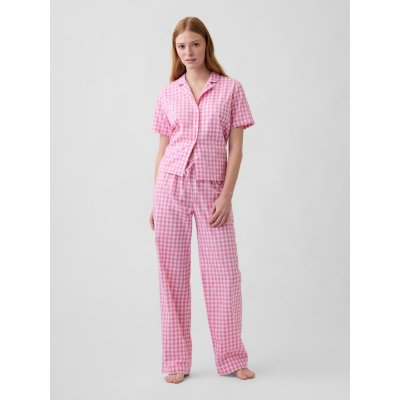 GAP Pyžamové popelínové kalhoty Růžová – Hledejceny.cz