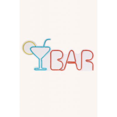 Wallexpert Dekorativní plastové LED osvětlení Bar - Multicolor, Vícebarevná – Zboží Dáma