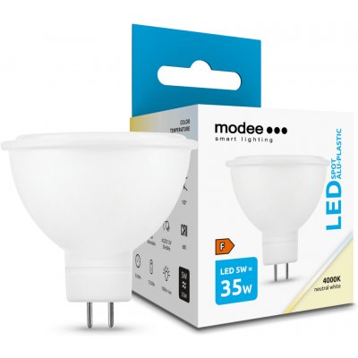 Modee Lighting LED Spot žárovka 5W GU5.3 MR16 neutrální bílá ML-MR164000K5WN – Hledejceny.cz