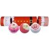 Přípravek do koupele Bomb Cosmetics šumivá koule Father christmas cracker 3 x 160 g