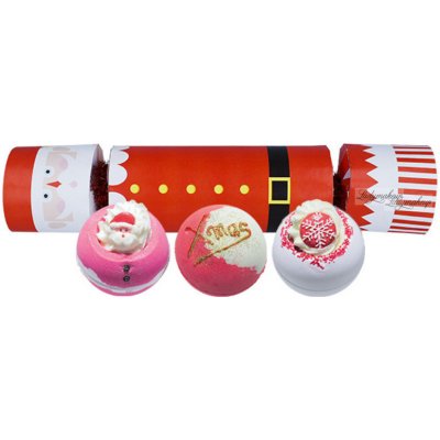 Bomb Cosmetics šumivá koule Father christmas cracker 3 x 160 g