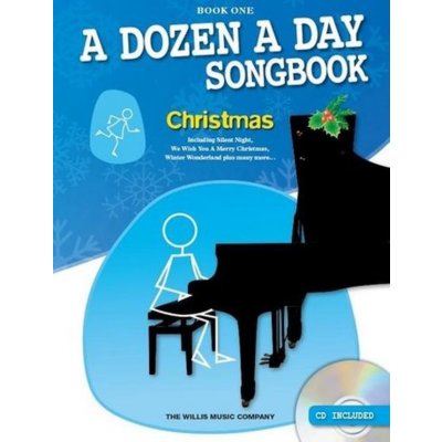 A Dozen A Day Christmas Songbook 1 for Piano + CD – Zboží Mobilmania