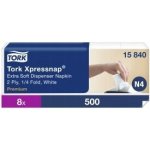 Tork ubrousky Xpressnap Extra Soft 330x213mm bílé N4 – Zboží Dáma
