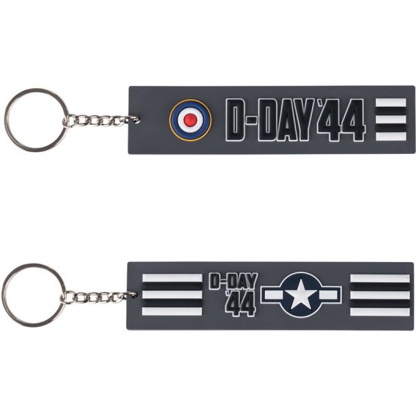 Přívěsky na klíče Přívěsek na klíče 3D Fostex D Day RAF šedá