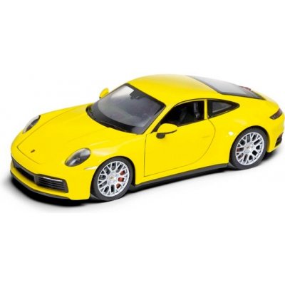 Welly Carrera Porsche 911 4S Žlutá 1:24