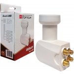 Opticum Robust Quad LNB 0,1 dB SatelityUL – Hledejceny.cz