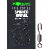 Rybářská karabinka a obratlík Korda Obratlík PTFE Spinner Swivel vel.11 8ks