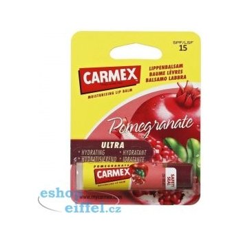 Carmex Ultra Smooth balzám na rty Pomegranate SPF15 4,25 g