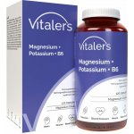 Vitaler's Hořčík 100 mg Draslík 150 mg Vitamín B6 Citrát 120 kapslí – Hledejceny.cz