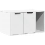 VidaXL Skříňka na toaletu bílá 80 x 50 x 45 cm – Hledejceny.cz