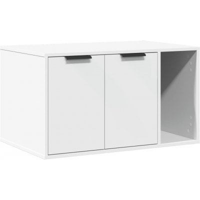 VidaXL Skříňka na toaletu bílá 80 x 50 x 45 cm – Hledejceny.cz